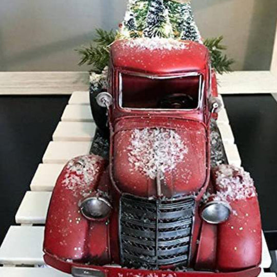 Prachtige Ouderwetse Truck Kerst Decoratie