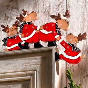 Kerst Hoek/Deur Decoratie "Happy days"