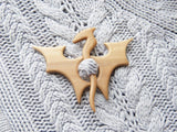 Handgemaakte Houten Broches