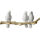 Wanddecoratie Vogel (Kapstok)Haakjes