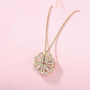 Hart & Klavertje Vier Ketting