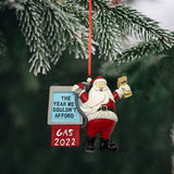 Hilarische Kerstman Ornament