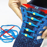 Niet-Strik Schoenveters "Fun-Schoes" (12 Stuks)