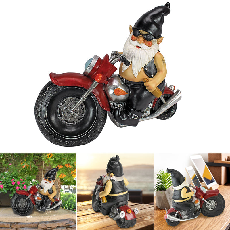 Stoere Biker Tuinkabouter