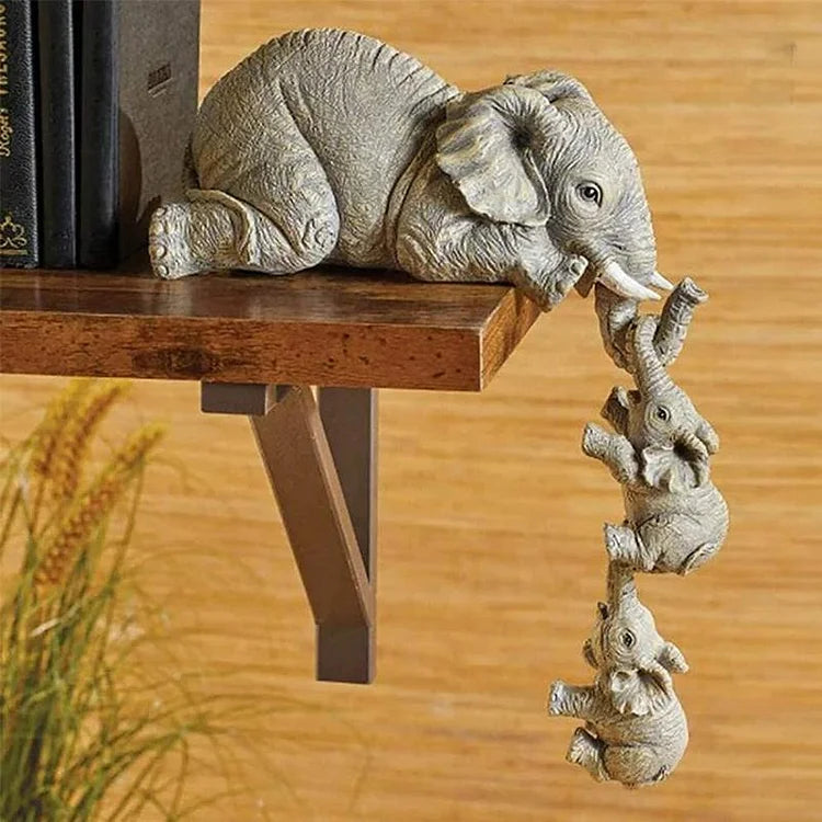 Handgeschilderde Olifant Zitbeeldjes