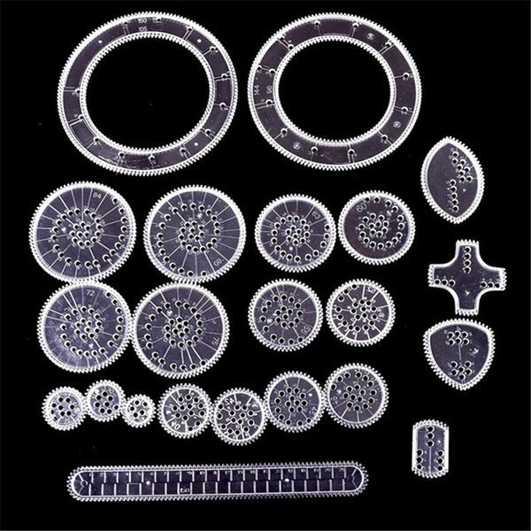 Spirograaf Set 22 delig - (TIJDELIJK 50% KORTING)
