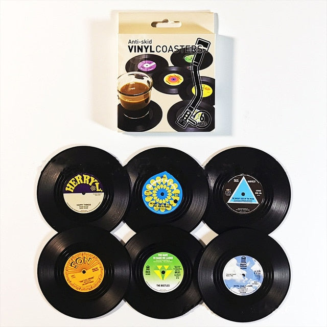 LP Onderzetters (6 Stuks)