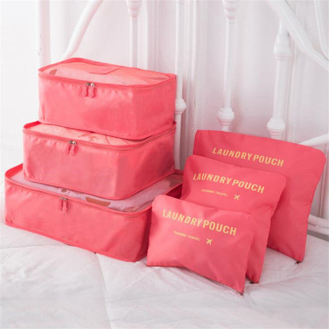 Vakantie Koffer Organizers (6 Stuks!)