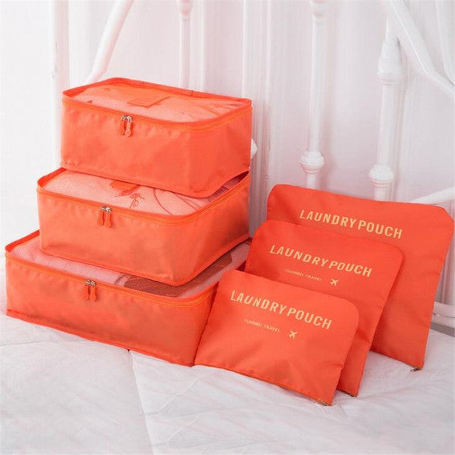 Vakantie Koffer Organizers (6 Stuks!)