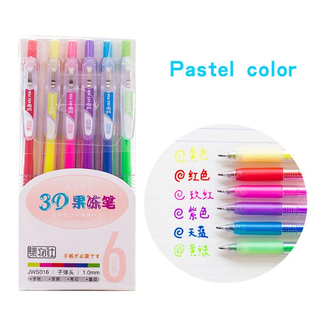 3D Pennen (Set met 6 Kleuren!)