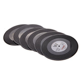 Retro Vinyl LP Onderzetters 6 stuks