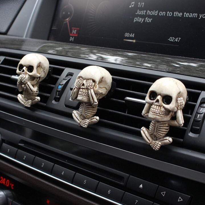Decoratieve Auto Luchtverfrisser Skeletten (3 Stuks!)