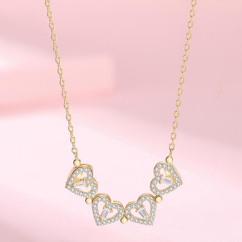 Hart & Klavertje Vier Ketting