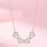 Hart & Klavertje Vier Ketting