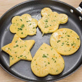 Metalen Ei & Pannenkoek Vormen (5 Stuks!)