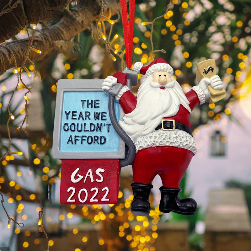 Hilarische Kerstman Ornament