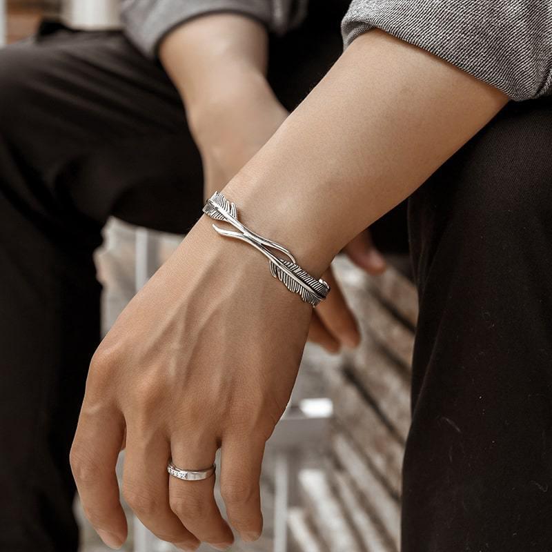 Zilveren Veren Armband - Een perfect cadeau!