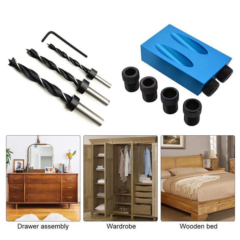 Houtbewerking: Hoek Schroef Set