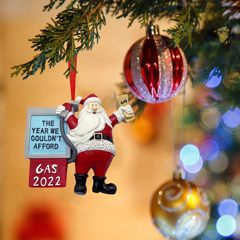 Hilarische Kerstman Ornament