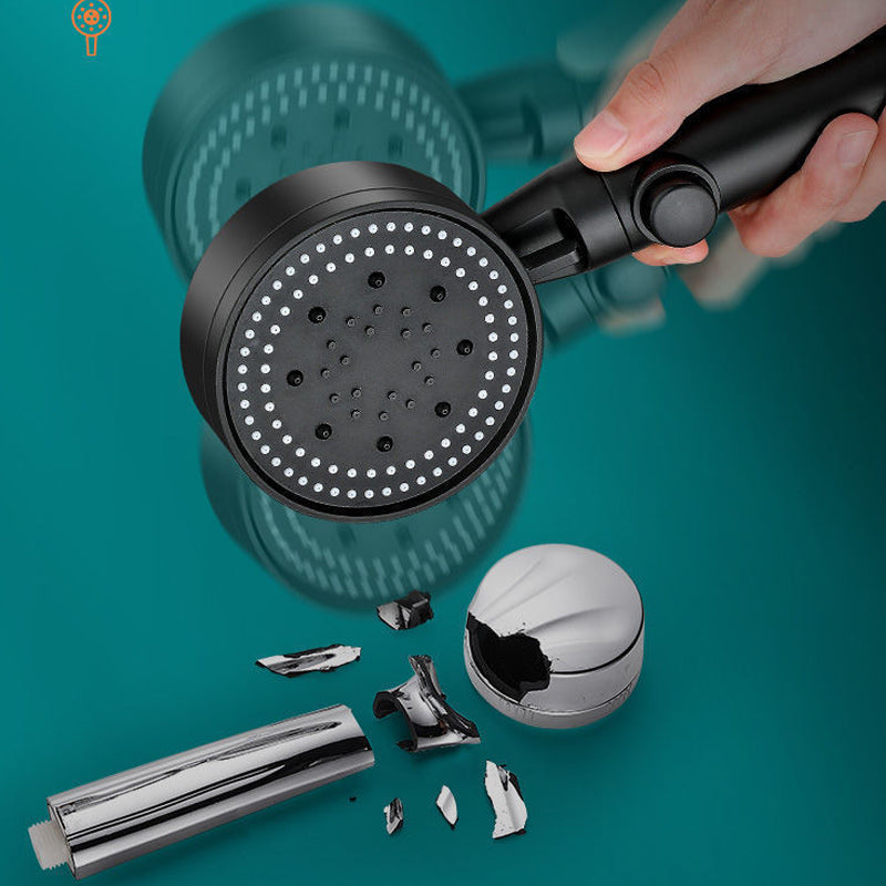 Luxe Mat Zwarte 5-in-1 Premium Douchekop