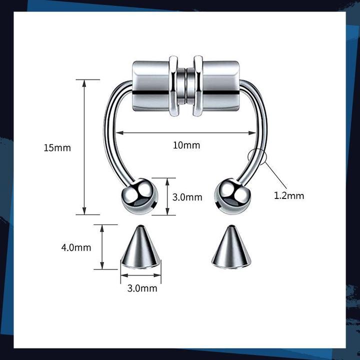 Magnetische Neus Piercing - Probeer het nu zelf!