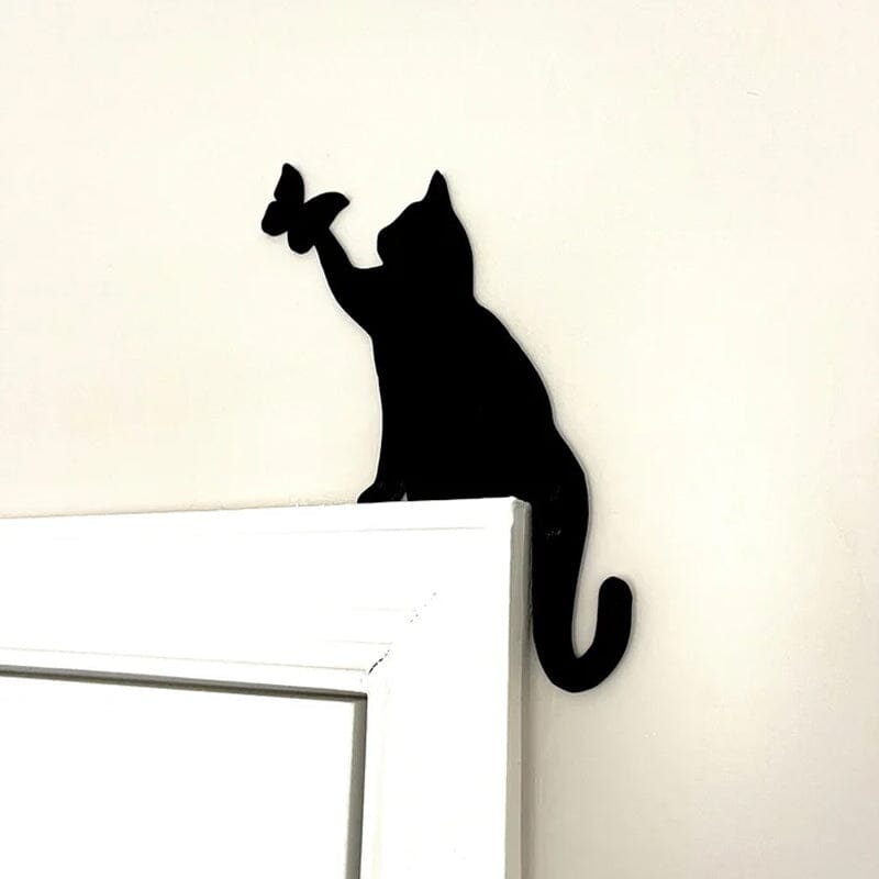 Schattige Deur Decoratie