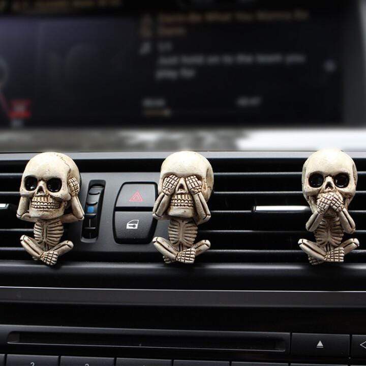 Decoratieve Auto Luchtverfrisser Skeletten (3 Stuks!)