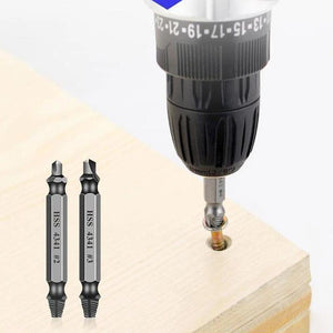 Dolgedraaide Schroeven Verwijder Bit-Set