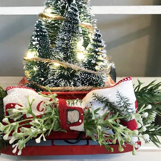 Prachtige Ouderwetse Truck Kerst Decoratie