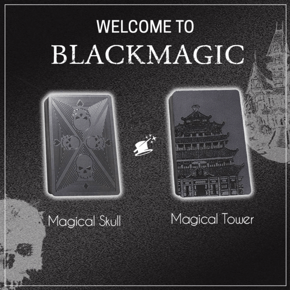 Premium Zwarte Speelkaarten 'Black Magic™'