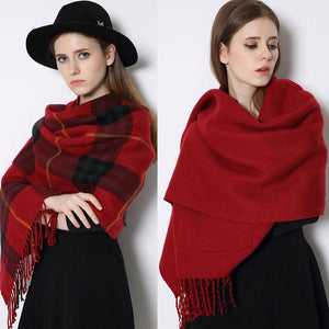 Warme Oversized Sjaal - met Zakken!