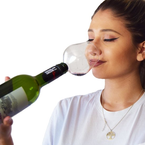 Wijnfles Glas Vino+