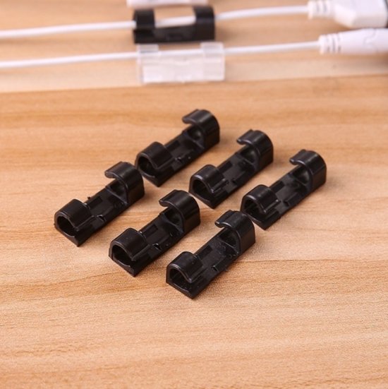 Zelfklevende kabelhouders (set 20 stuks)