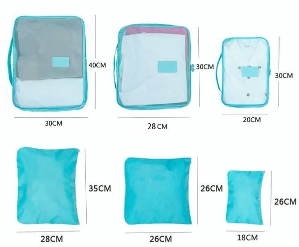 🎉50% KORTING - 6-Delige Reisbagage Organizer Set 🧳