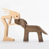 Handgemaakte Houten Beeldjes
