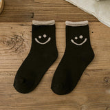 Biokatoen Smiley Sokken