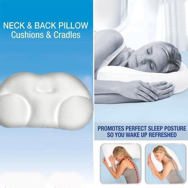 Ergonomisch Memory-Foam Kussen (Perfect voor Zere Nek of Rug!)