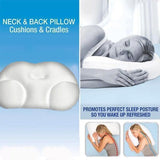 Ergonomisch Memory-Foam Kussen (Perfect voor Zere Nek of Rug!)