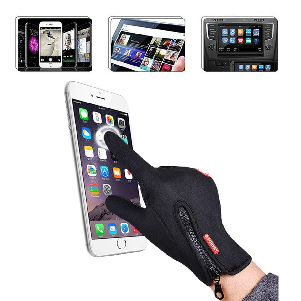 Winter proof touch screen handschoenen