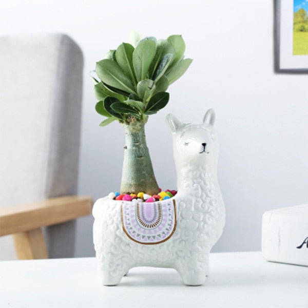 Alpaca Bloempot