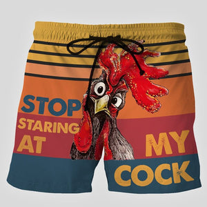 Grappige Zwembroek 'Crazy Rooster™️'