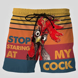 Grappige Zwembroek 'Crazy Rooster™️'