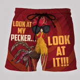 Grappige Zwembroek 'Crazy Rooster™️'