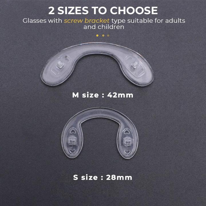 Siliconen Bril Pads - Voor een Comfortabeler Leven!