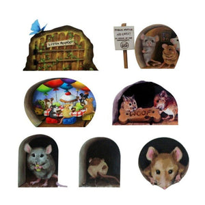 Schattige Muizen 3D Stickers (Set van 5 Stuks!)
