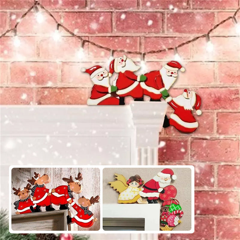 Kerst Hoek/Deur Decoratie "Happy days"