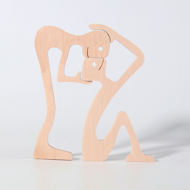 Handgemaakte Houten Beeldjes