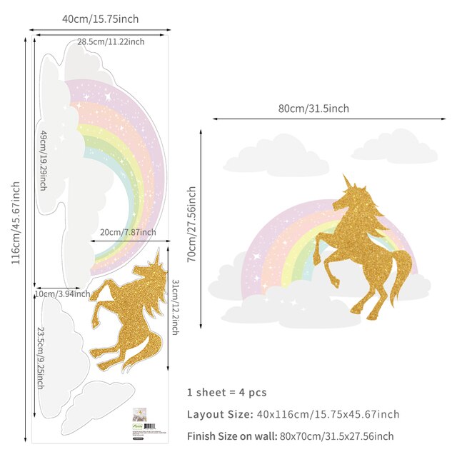 Prachtige Decoratieve Wandsticker