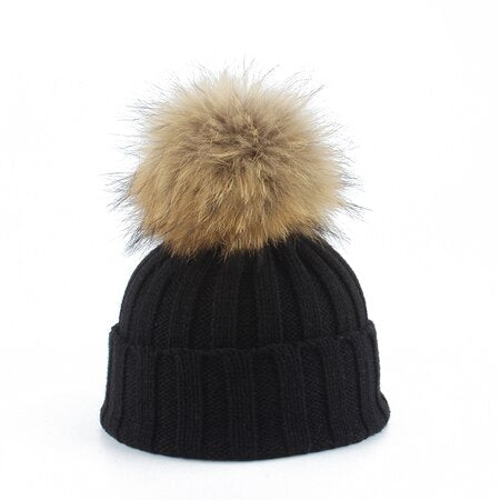 Gebreide Winter Muts