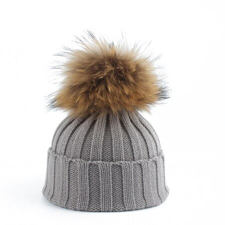 Gebreide Winter Muts